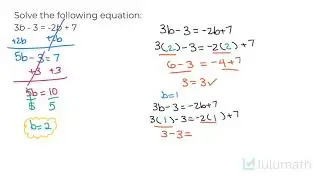 Solving Equations With Infinitely Many or No Solutions (3 Examples) | Linear Equations | Lulumath