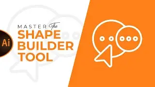 How to use the Shape Builder Tool - Adobe Illustrator Tutorial for beginners