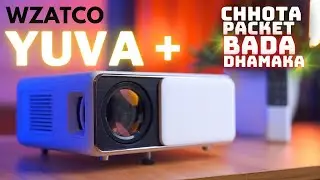 UNDER 10K 🔥 Best Budget Full HD Projector In India 2023 | Wzatco Yuva+ Projector Unboxing & Review