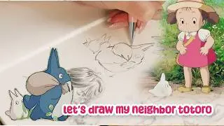 SKETCH WITH ME! | 4K Studio Ghibli Themed Sketching