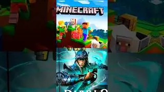 Minecraft vs Diablo Immortal #shorts #shortvideo #minecraftshorts