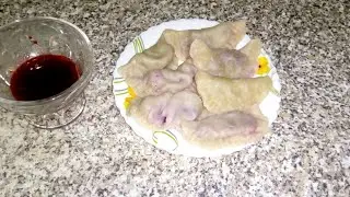 ВАРЕНИКИ с вишней. Очень вкусные!