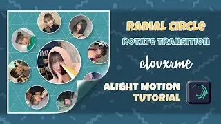 RADIAL CIRCLE ROTATE | ALIGHT MOTION TUTORIAL