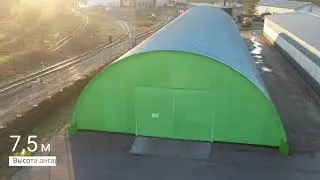 Ангар под зернохранилище. Поселок Гордеевский, Алтайский Край.