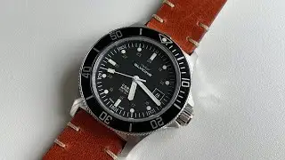 ColaReb Siracusa Rust 22mm Handmade Italian Leather Watch Strap & Gylcine Combat Sub GL0185