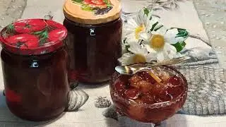 ЧЕРЕШНЕВОЕ ВАРЕНЬЕ С ЛИМОНОМ🍋