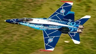 Unbelievable: Watch RCAF CF-18 Hornet Tear Through The Mach Loop