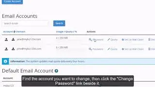 How To Change an Email Account Password in CPanel