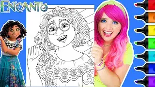 Coloring Encanto Mirabel Madrigal Disney Coloring Page | Ohuhu Art Markers