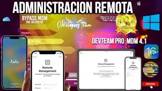 😍BYPASS IOS 16.1 ADMINISTRACION REMOTA | REMOTE MANAGEMENT | WINDOWS | FIX DEVTEAM PRO MDM