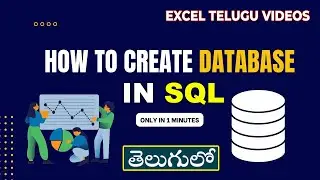 Creating a Database in SQL Server (Telugu) | SQL for Beginners