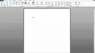 How to insert math symbols in Word 2010