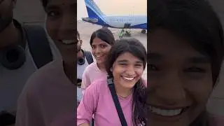 First flight ✈️ mein gadbad ho gayi 💀 #vlog -143 #minivlog #tranding