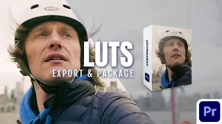 How to CREATE, EXPORT & PACKAGE Your Custom LUT // Adobe PREMIERE PRO