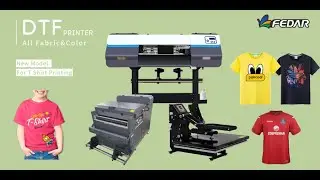 [Fedar] DTF T Shirt Printer-FD70 (70cm Print Width) Latest Video-Any Fabric & Color Printing