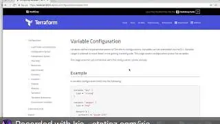 Terraform 1: How to define variable