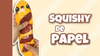 SQUISHY DE PAPEL DE BAGUETTE🥖