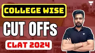 CLAT 2024 : College Wise CUT OFFs | CLAT | Unacademy CLAT 