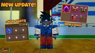 (New Codes) They added up to +400 Inventory Slots - New Update! | Dragon Blox Roblox