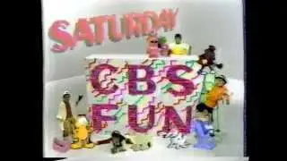 1989 CBS Saturday Morning Promo featuring Muppet Babies, Garfield, Pee Wee Herman, Dink  7