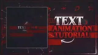 WIPE TEXT ANIMATION TUTORIAL \ alight motion