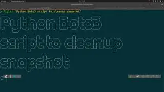 Python Boto3 script to Cleanup EBS snapshot