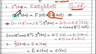 Self-Tunning Controllers Sheet 7 Part 1:  Problems 1 and 2 and 3 Answers | Digital Control Systems