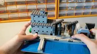 лего самоделка порт в микро масштабе обзор