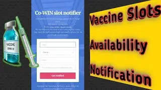 How To Get Notified of Covid 19 Vaccine Availability |Vaccine Availability Notification| 4brainsTech