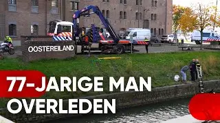 Man overleden na te water raken met auto (22-10-2024, Hoorn)