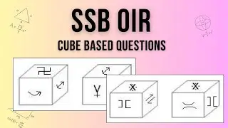 SSB OIR Cube based questions from Original DRDO DIPR Booklet