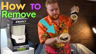 Easy Method for Removing Dorcy Lantern Base