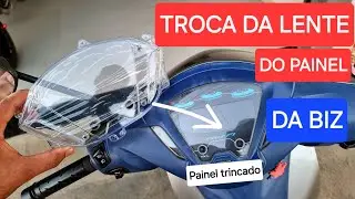 Troca da Lente do Painel da Biz
