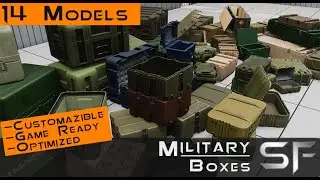 SoftField's Military Box Set Asset for UE5