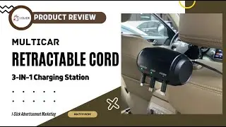 Headrest Backseat Retractable Cord 3 in 1 Power Charging Station Review
