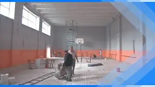21 08 2024   В школе №25 отремонтировали спортивный зал и входную группу