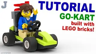 How To Make a Go-Kart With LEGO Bricks Tutorial