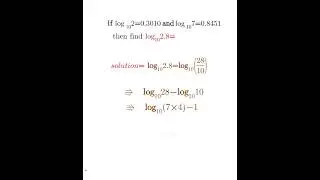 logrithm question ssc math,class 9math ,log question , tricky math,math shortcut,NDA math,logformula