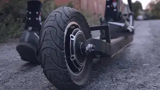 Unusual electric scooter