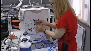 Assembly of the ASOZ ART sandblasting machine