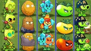 Pvz 2 Discovery - Evolution All New Plants NOOB - PRO - HACKER
