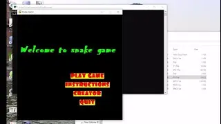Snake game in Python | Python projects
