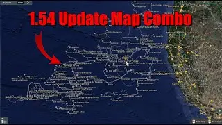 Huge Map Combo Update 1.54 American Truck Simulator
