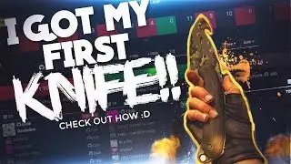 I GOT MY FIRST KNIFE!! | CSGO Gambling | Free Coins | Gaming With Zahin