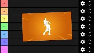 Fortnite epic emotes tier list!