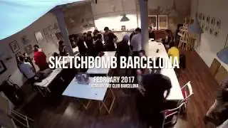 SketchBomb Barcelona Feb 2017 | Art Meetup Event