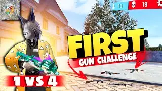 First Gun Challenge 😱 Deadly Thompson Gameplay In Solo Vs Squad 🔥 Free Fire