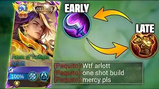 NEW ARLOTT PERFECT BUILD EARLY TO LATE GAME 99% BRUTAL THAT CAN ONE SHOT EVERYTHING! | MLBB