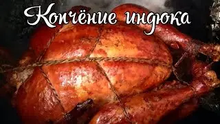 Как коптить огромного индюка? Огромная птица к новогоднему столу.