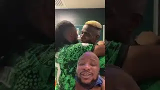 Victor Osimhen crying after AFCON match 